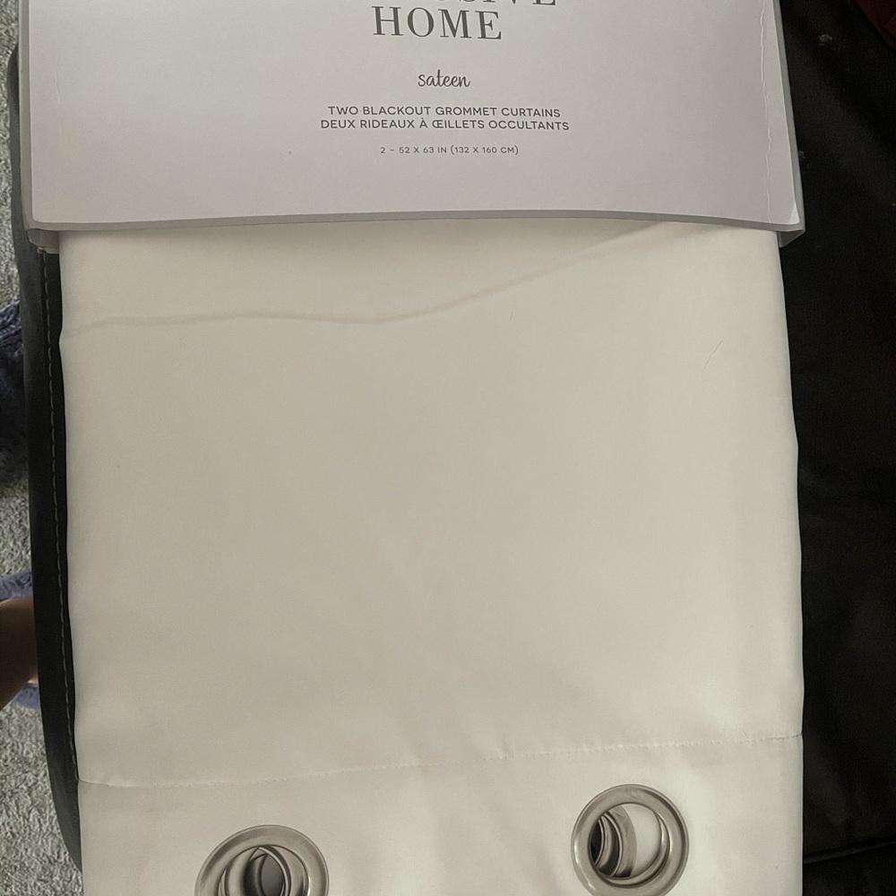 EXCLUSIVE HOME Sateen Black out curtains